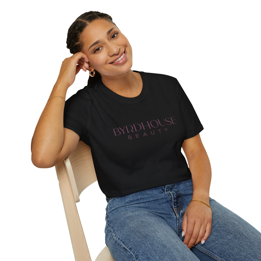 ByrdHouse Beauty Logo Tee | Black and Purple