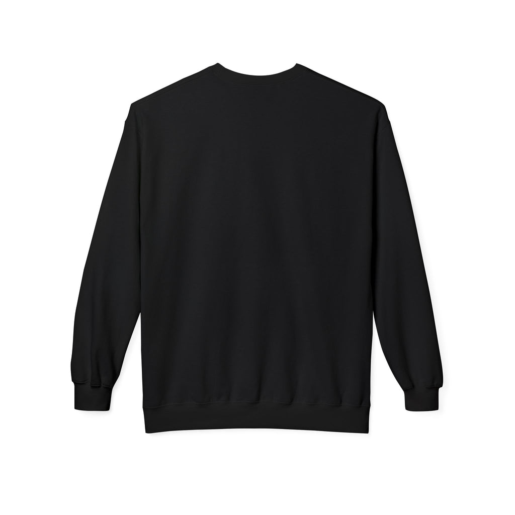 Byrdhouse Beauty Crewneck Sweatshirt | Black with Purple Text